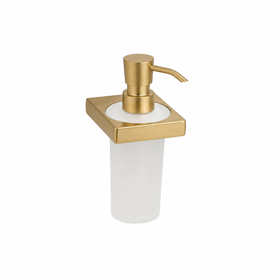 Flat Duvara Montajlı Sıvı Sabunluk Altın Saten 250 ml