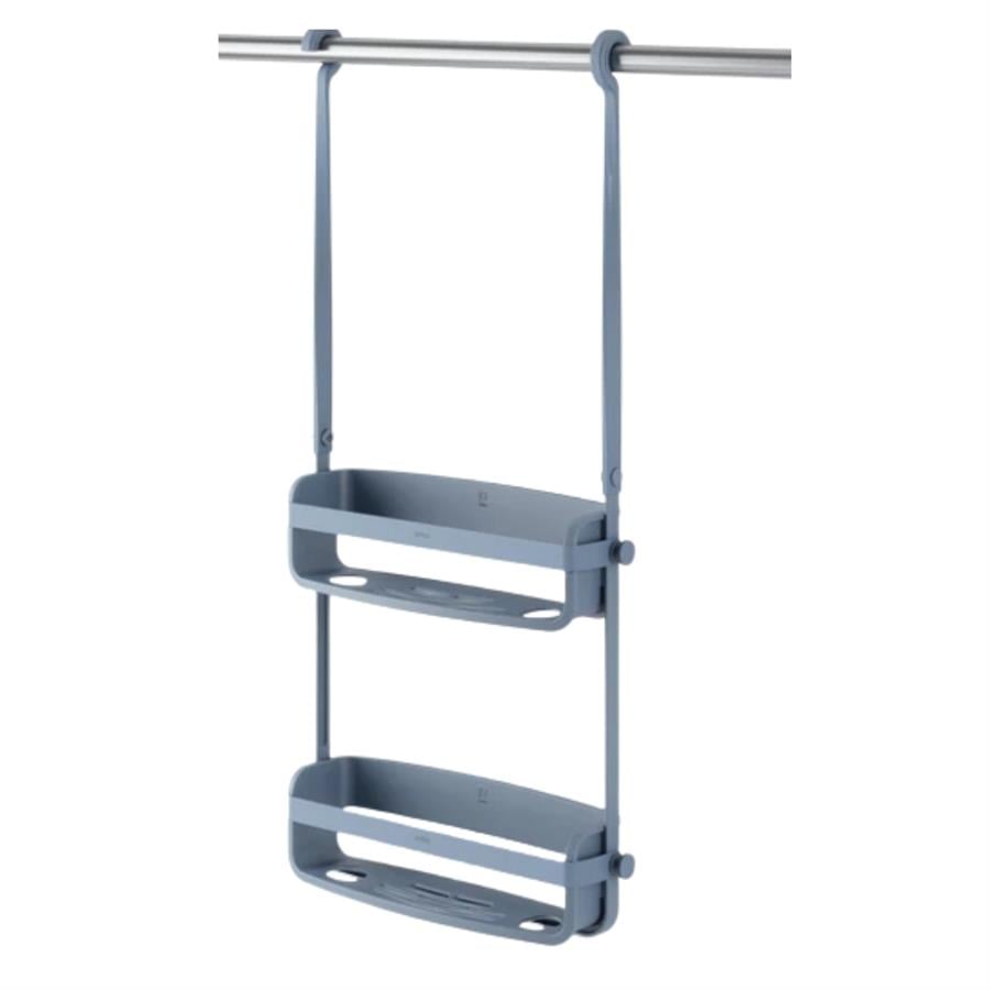 Flex Duş Rafı Gri Mavi 66x33x9.9 cm