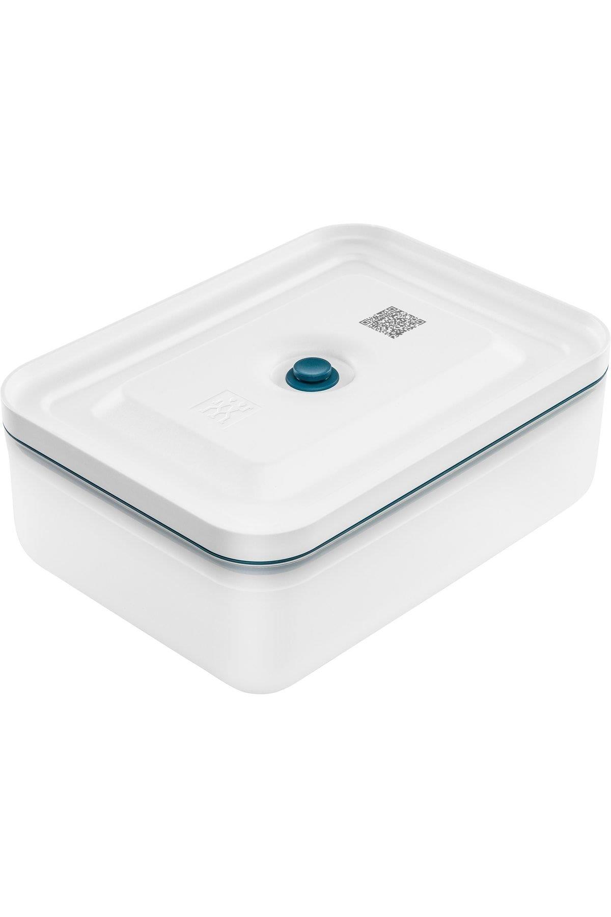 Fresh & Save Vakumlu Buzdolabı Saklama Kabı, Plastik, Yarı Şeffaf-akdeniz Mavisi