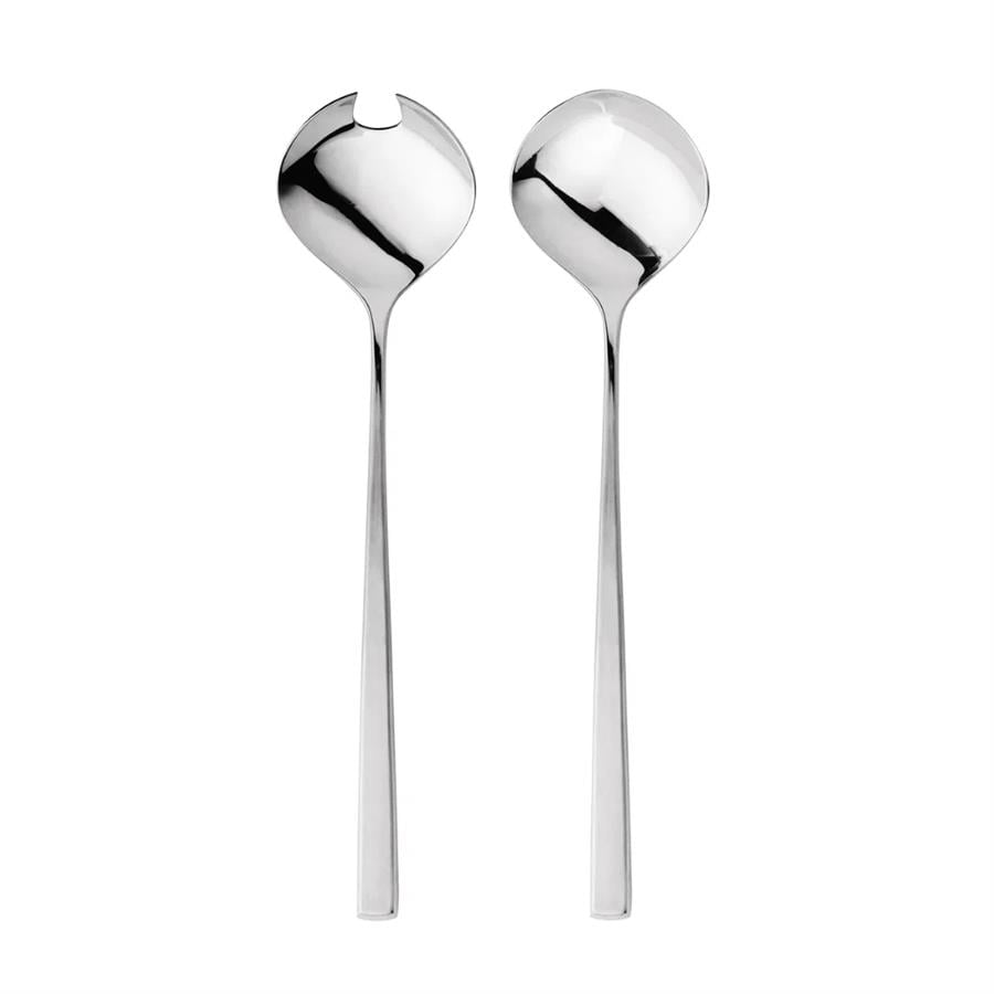 Fuga 2Li Salata Kaşık Takımı 25 Cm - 18/8 Paslanmaz Çelik