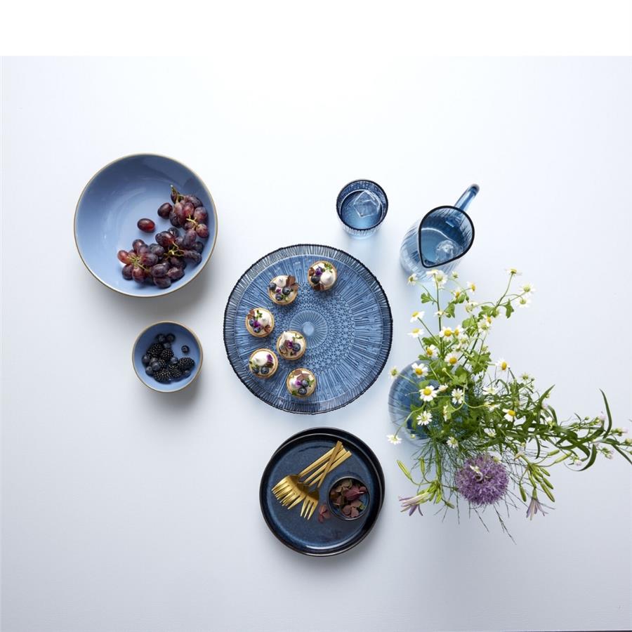 Gastro Tabak Siyah/Koyu Mavi Çap:21 Cm