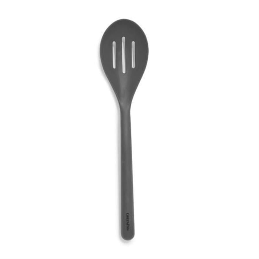 Greenpan Silikon Delikli Kaşık Gri