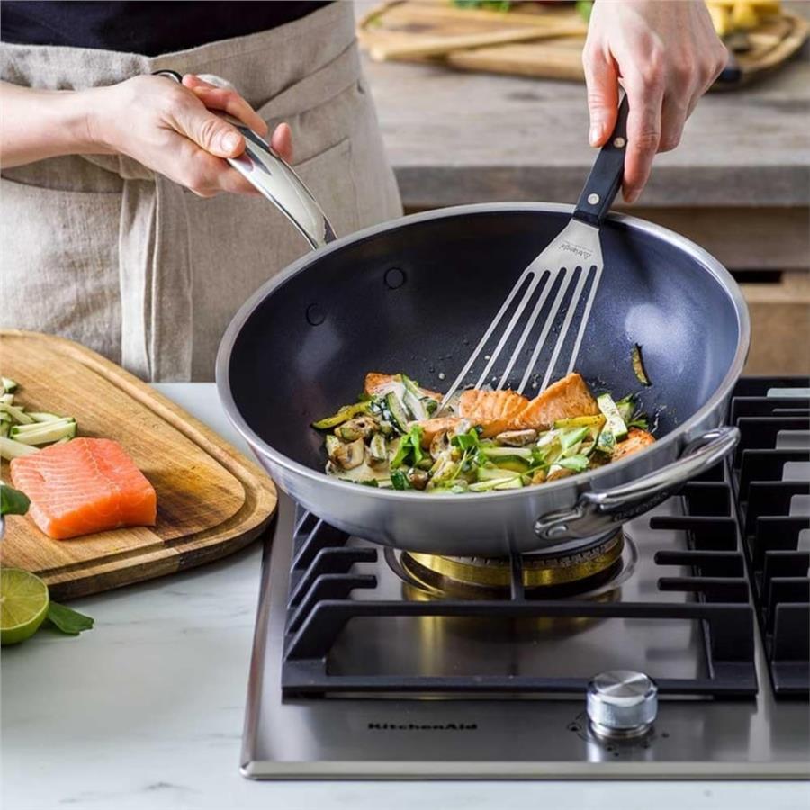 Greenpan Thermolon Yüzeyli Çelik Tava Premıere 30 Cm Wok Tava