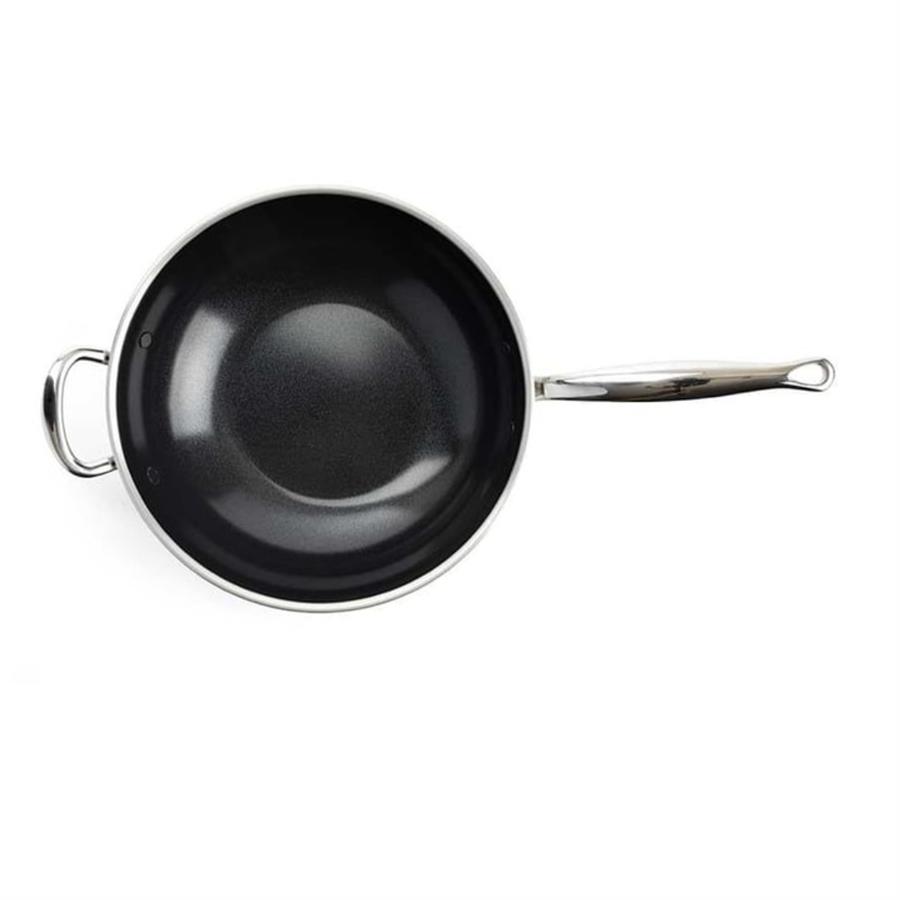 Greenpan Thermolon Yüzeyli Çelik Tava Premıere 30 Cm Wok Tava