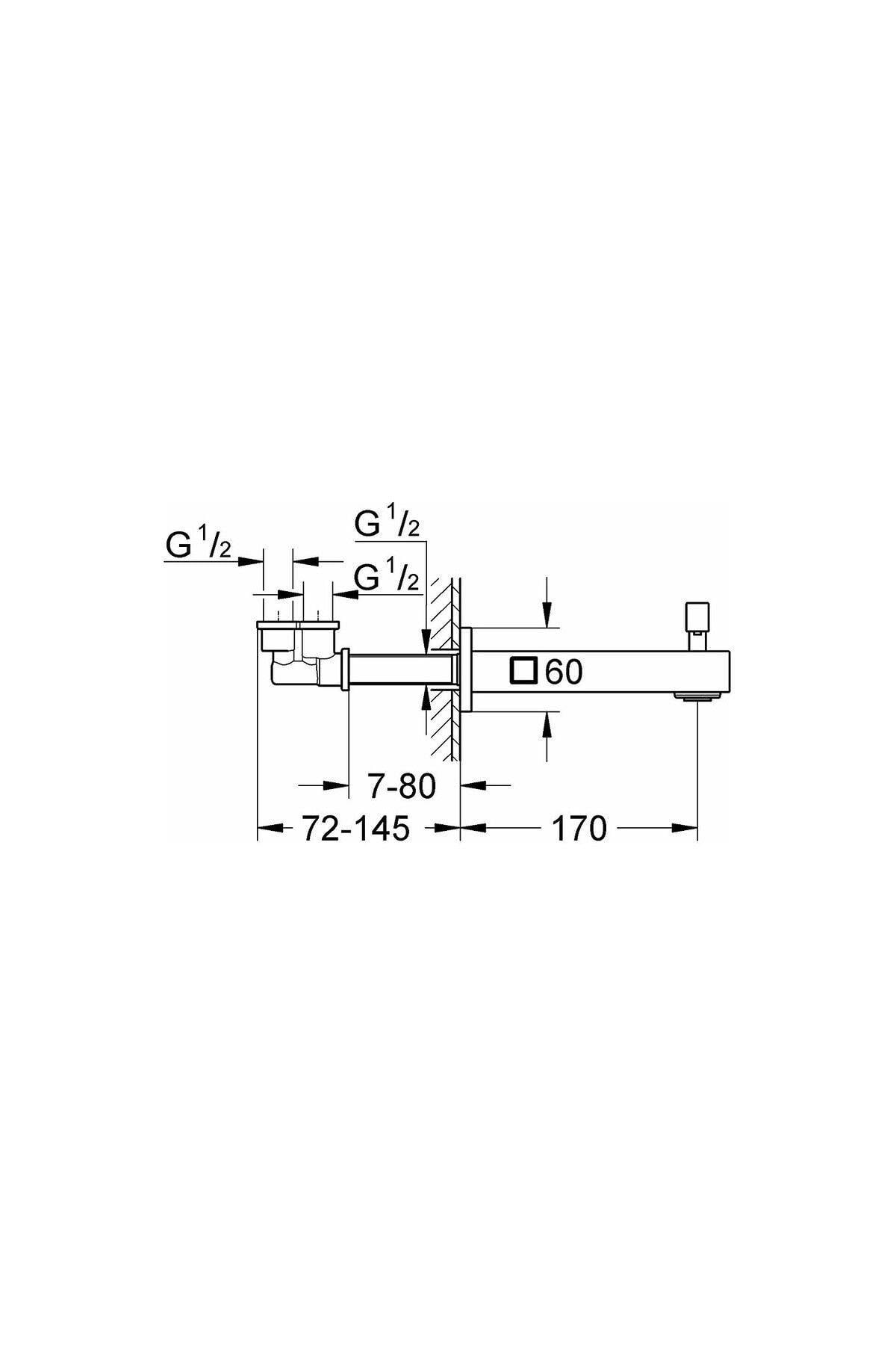 Grohe Eurocube Yön Değiştiricili Çıkış Ucu