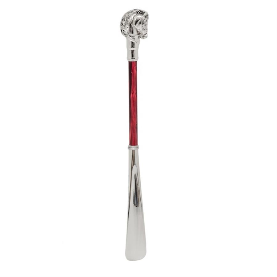 Gümüş Metal At Ayakkabı Çekeceği 50 cm