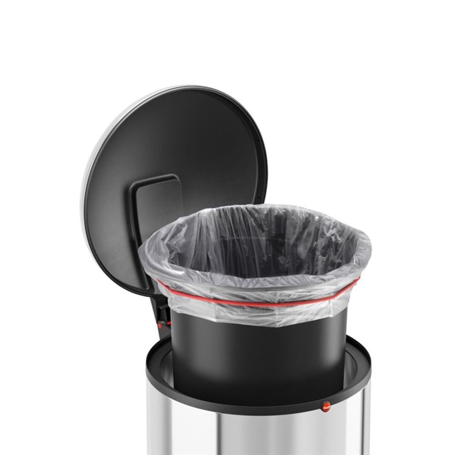 Hailo 20 Lt Paslanmaz Çelik Çöp Kovası