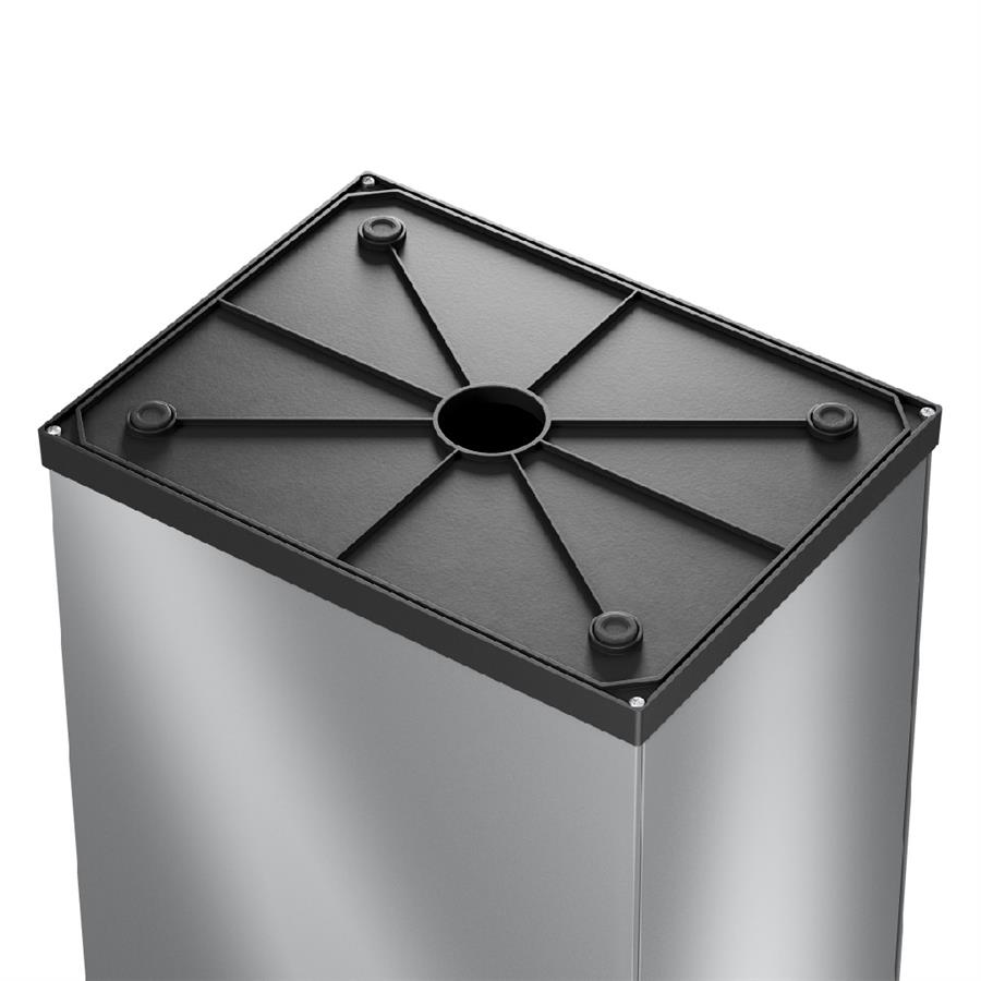 Hailo 35 Lt Gümüş Çöp Kovası