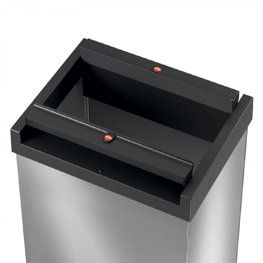 Hailo 35 Lt Gümüş Çöp Kovası