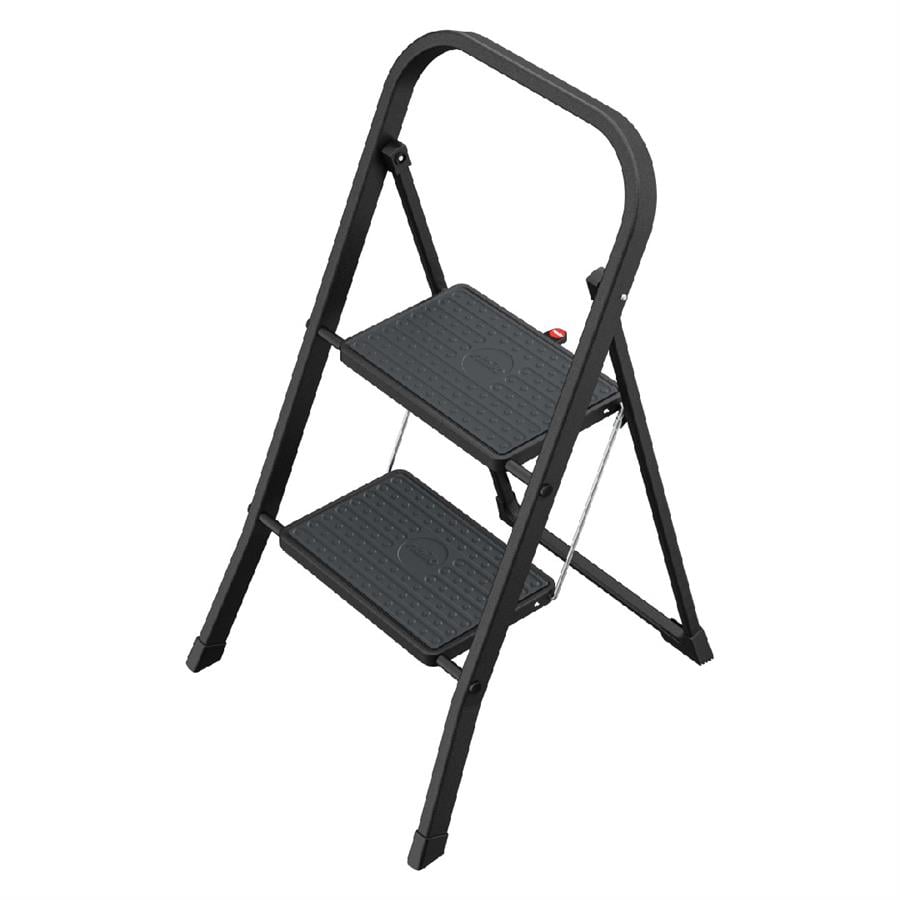 Hailo K44 Standardline 2 Basamaklı Merdiven Siyah Renk