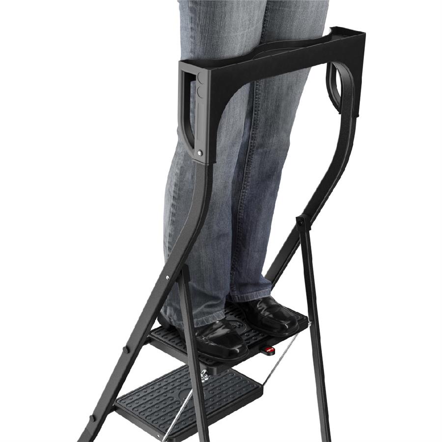 Hailo K77 Comfortlıne 3 Basamaklı Merdiven Siyah Renk