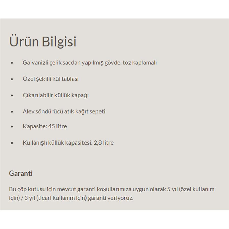 Hailo  Siyah Küllük & Çöp Kovası