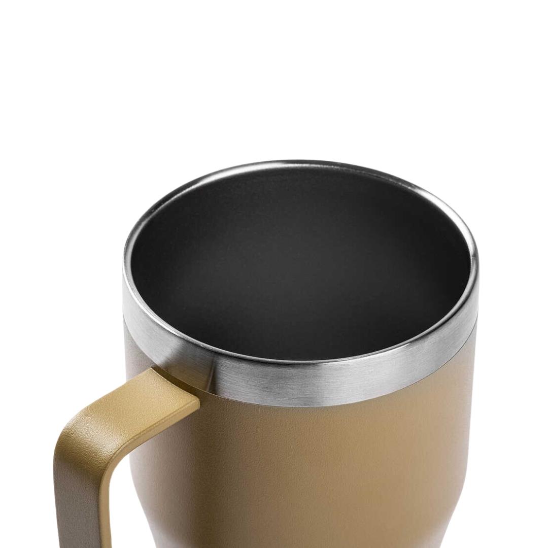 Haki Çift Katmanlı Paslanmaz Çelik Termos Bardak 590 ml