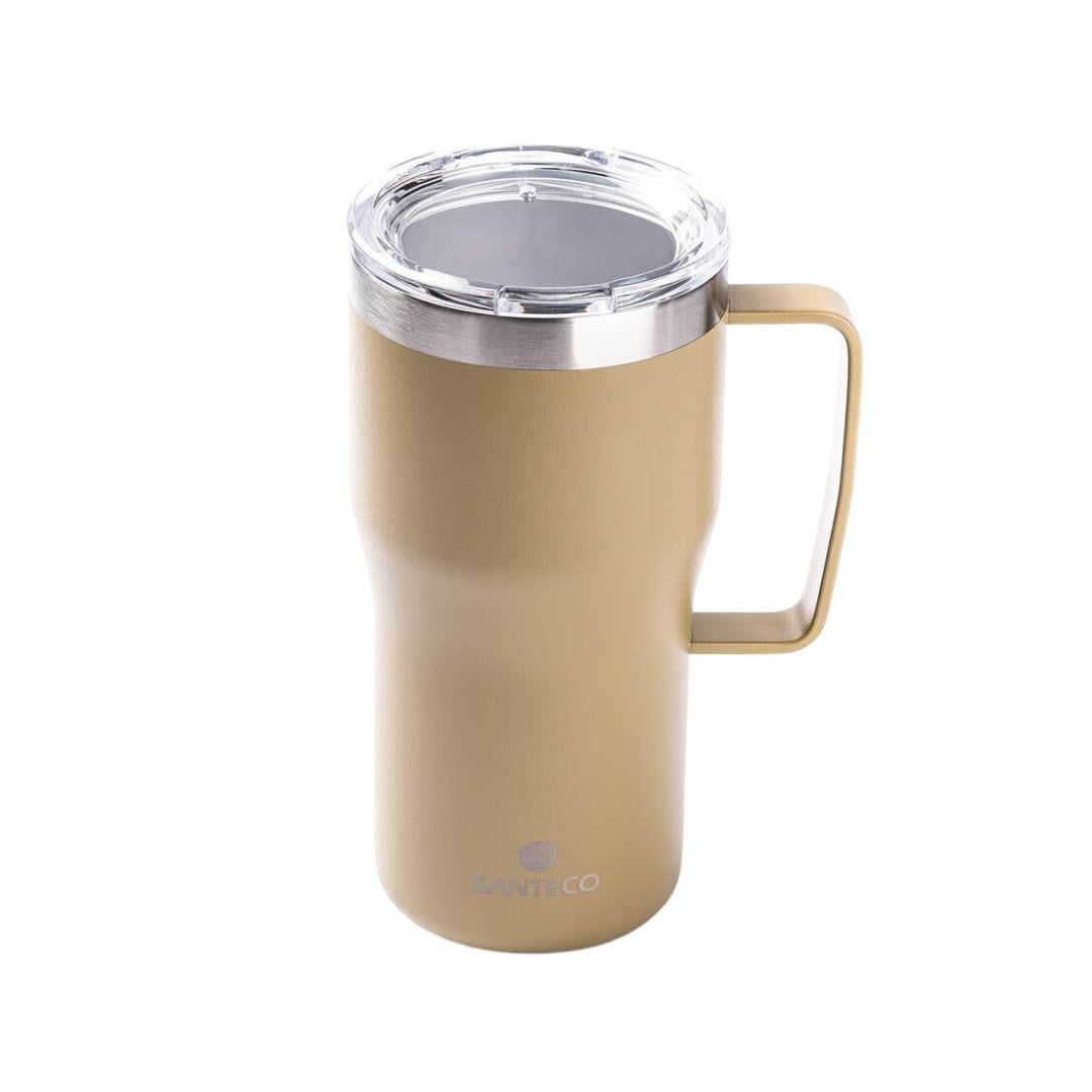 Haki Çift Katmanlı Paslanmaz Çelik Termos Bardak 590 ml