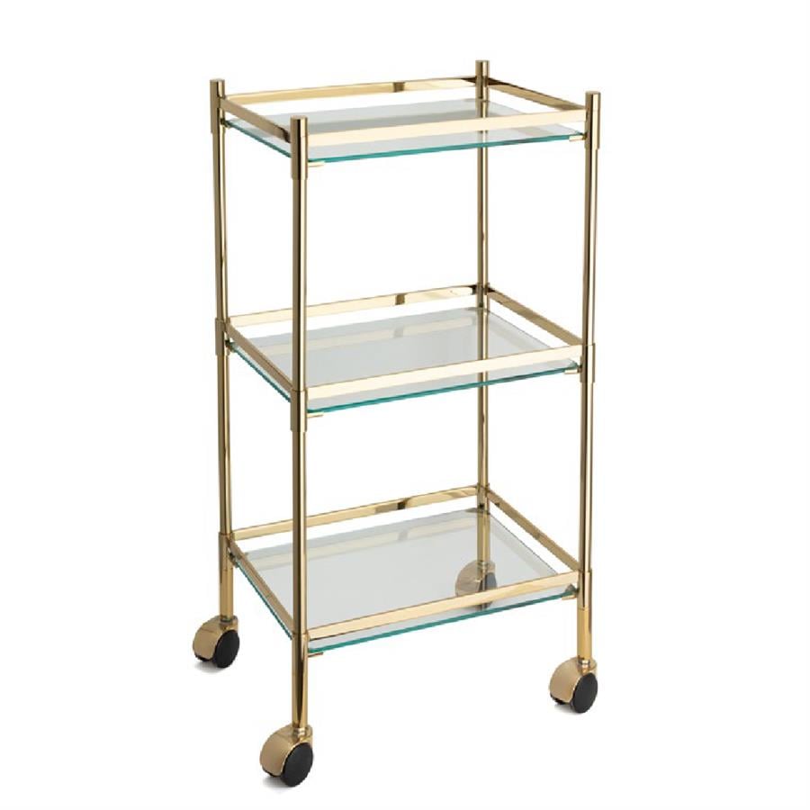 Hareketli Banyo Sehpası Gold 810x333x429 mm