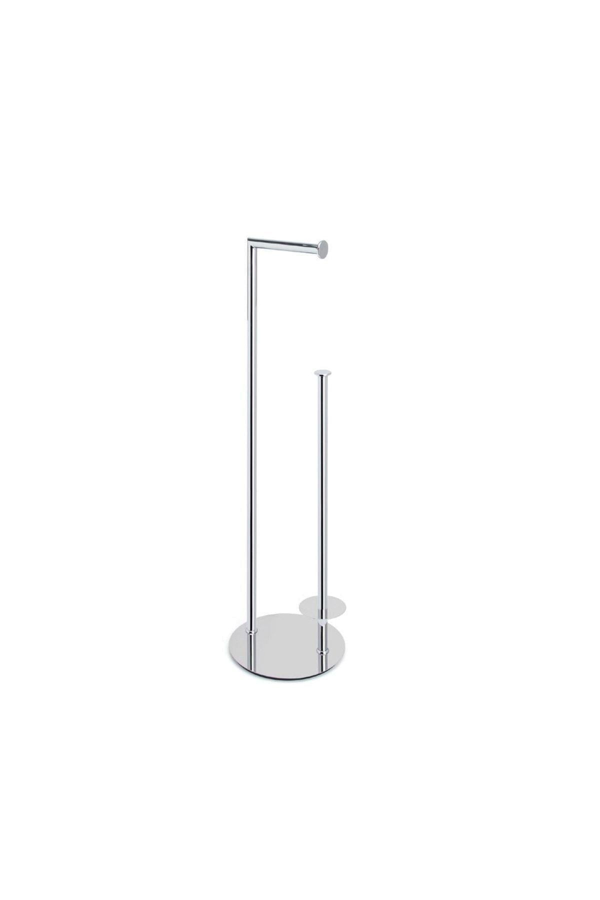Banyo Hareketli Tuvalet Kağıtlığı Krom 718x200x213 mm