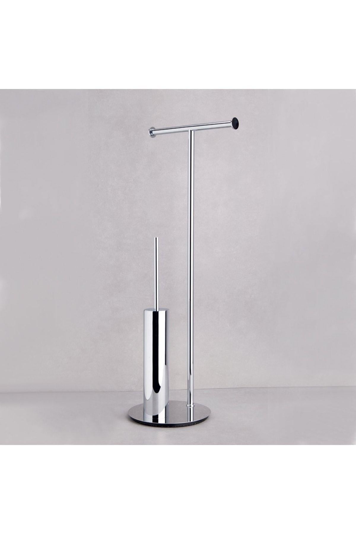Banyo Hareketli Wc Set Krom 718x200x270 mm