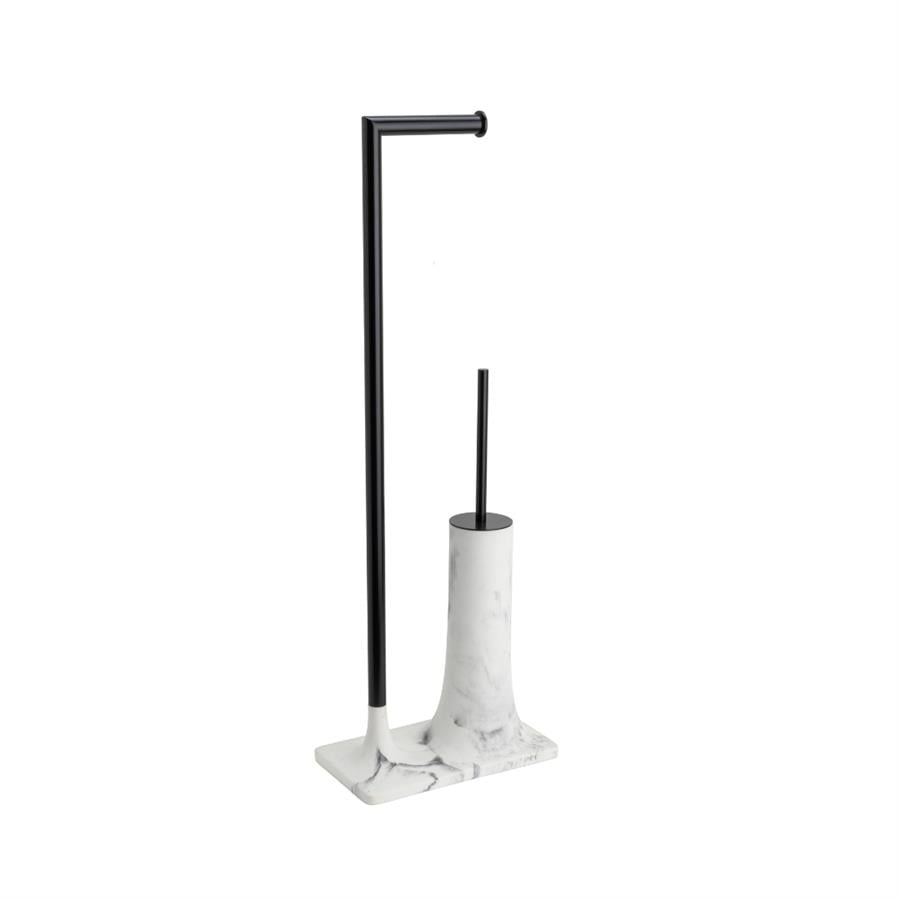 Hareketli Wc Set Mermer/Siyah Renk 718X141X246 Mm