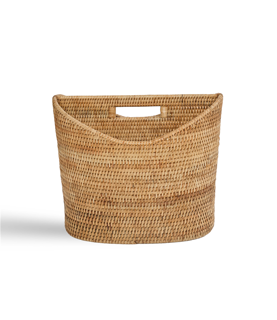 Hası Oval Sepet Dergilik Naturel 37x23x31 cm