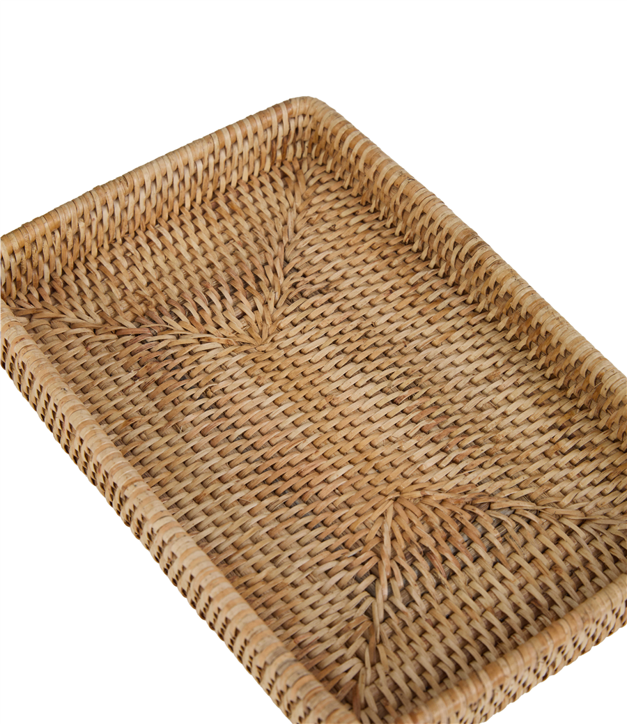 Hasır Spa Tepsisi Naturel 30x20x4 cm