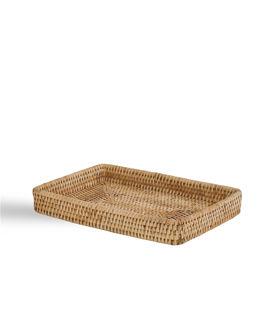 Hasır Spa Tepsisi Naturel 30x20x4 cm