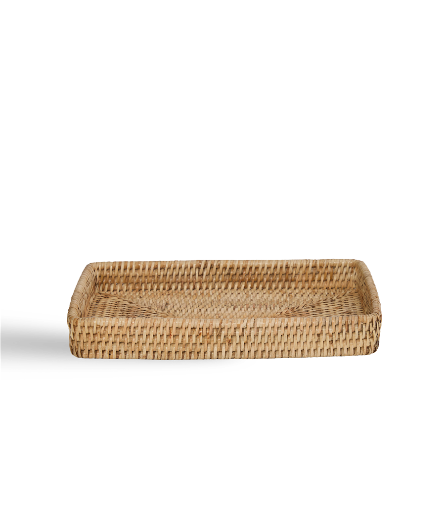 Hasır Spa Tepsisi Naturel 30x20x4 cm