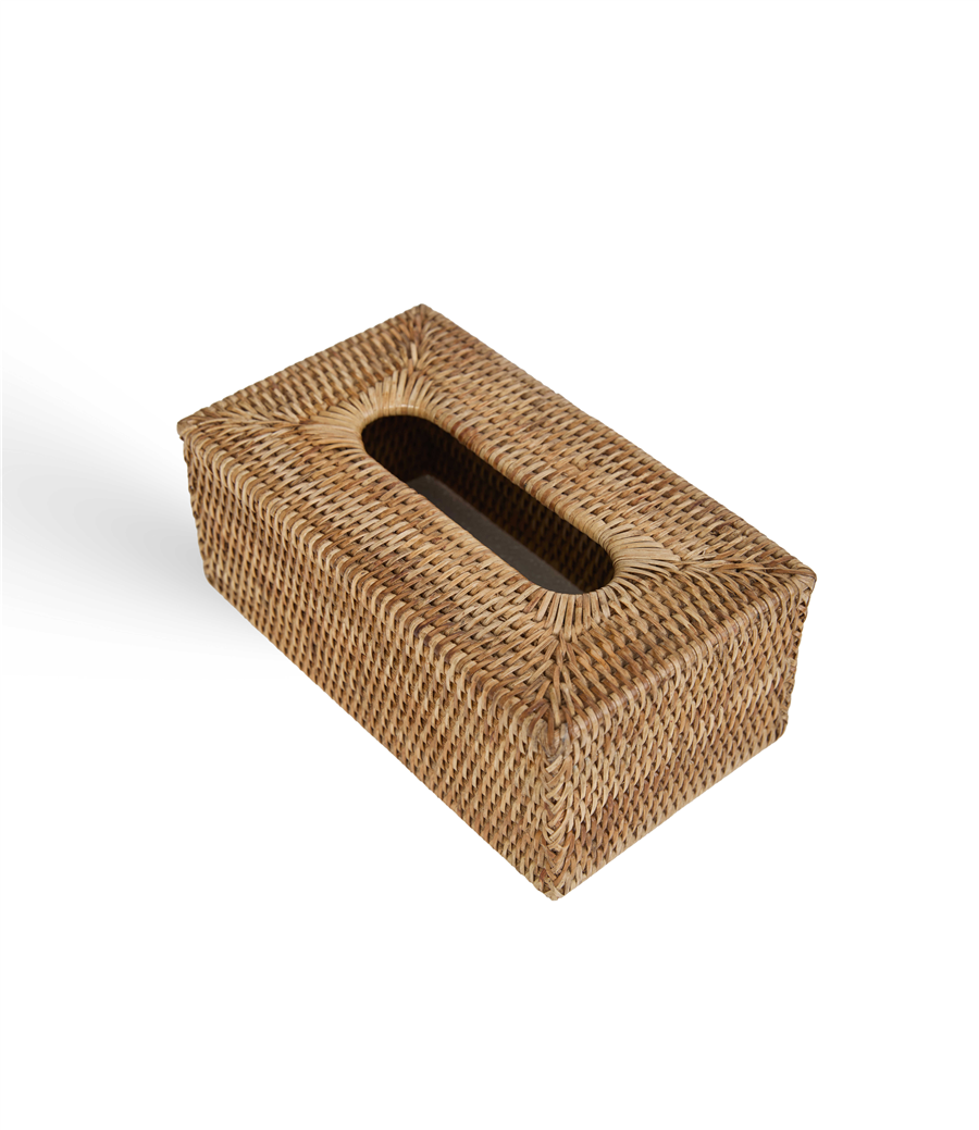 Hasır Yüksek Kleenex Kutusu Naturel 25x14x10 cm