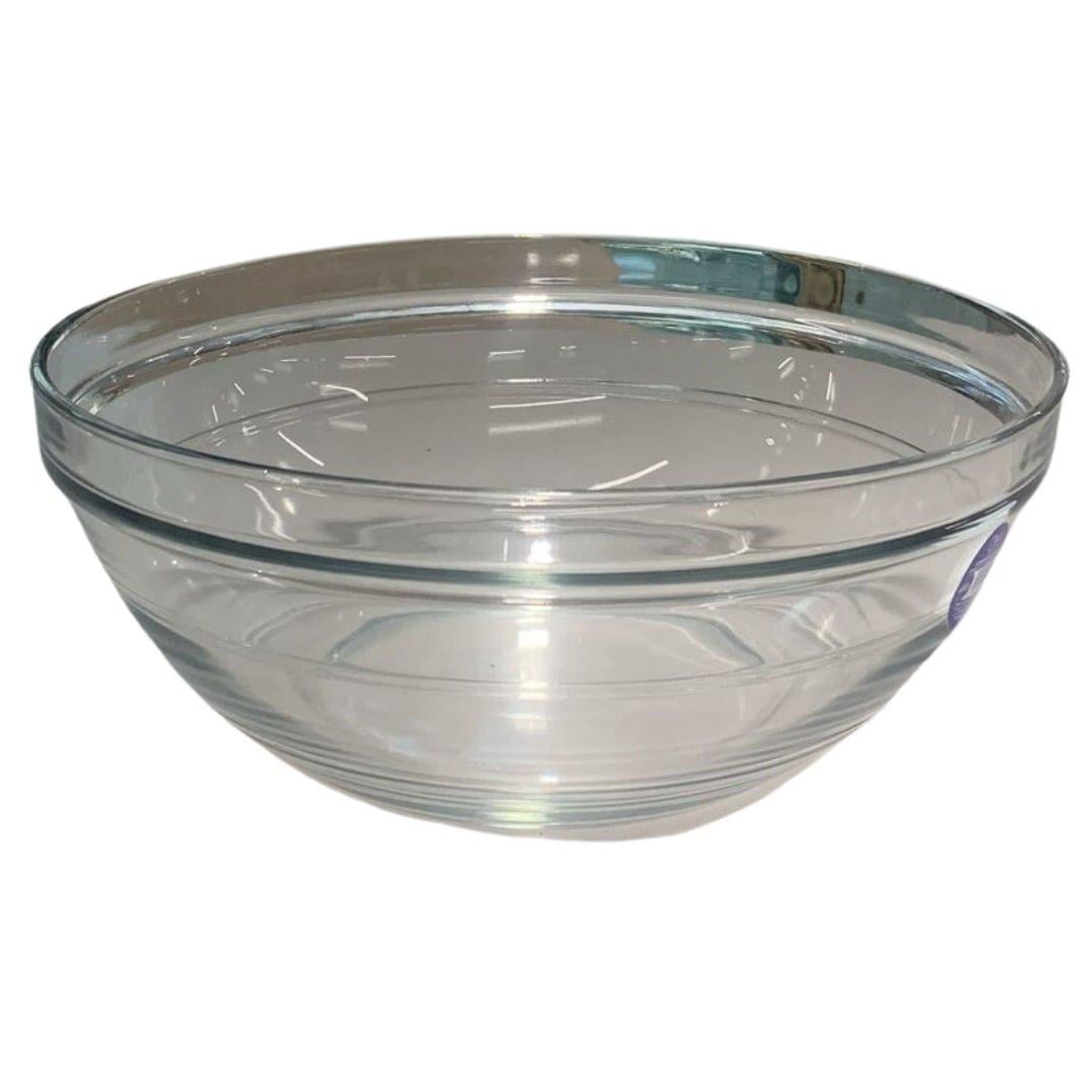 Hasır/Cam Salata Kasesi L Gri Çap 33 cm
