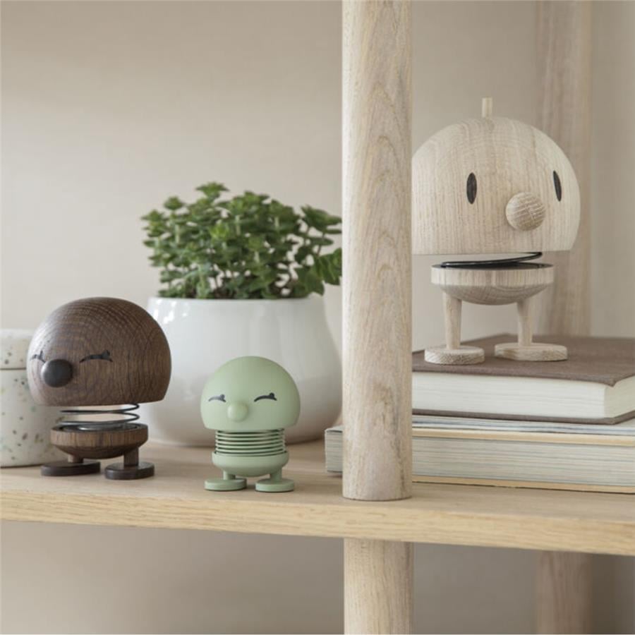 Hoptimist Soft Bimble Sallanan Figür, Dekorasyon Small Olive 6,6 X 5,8 Cm (Gülümse) 
