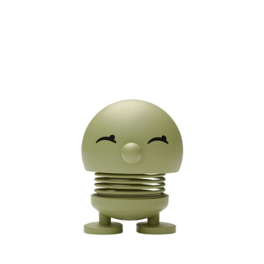 Hoptimist Soft Bimble Sallanan Figür, Dekorasyon Small Olive 6,6 X 5,8 Cm (Gülümse) 