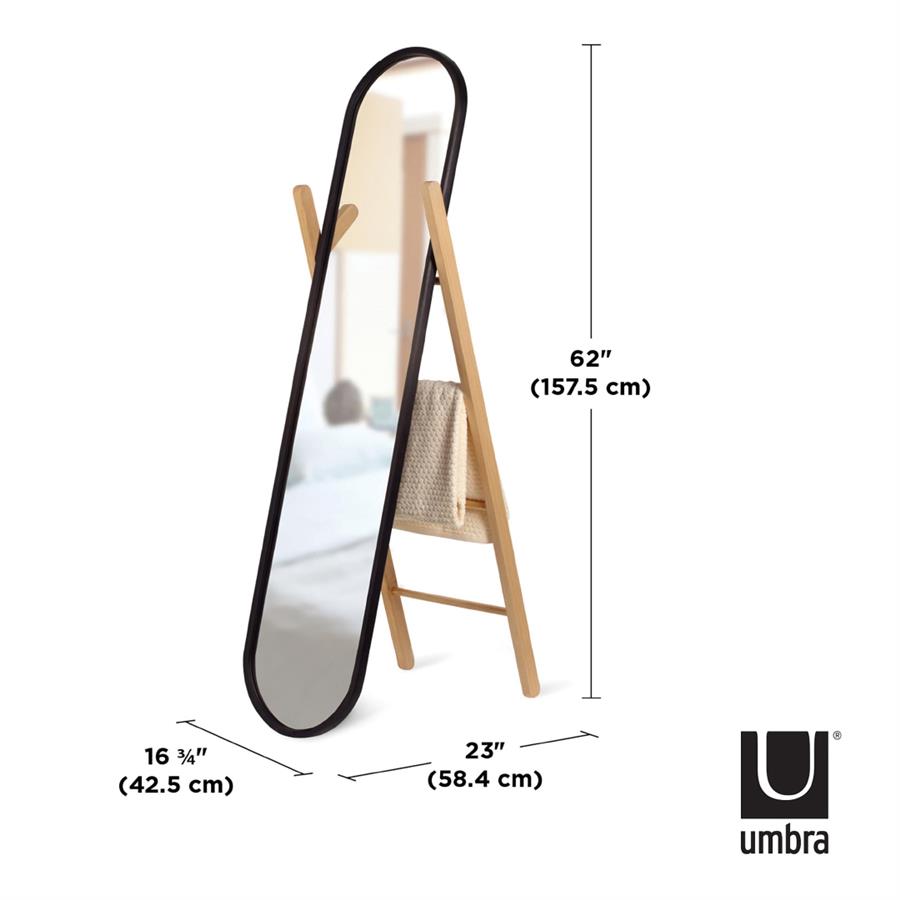 Hub Siyah Çerçeveli Ayna