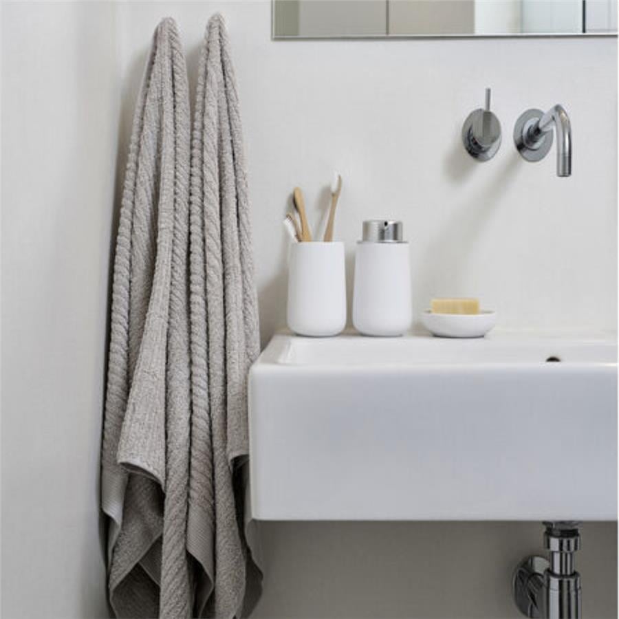 Klasik Banyo/Plaj Havlusu Soft Gri %100 Pamuk 70x140 cm