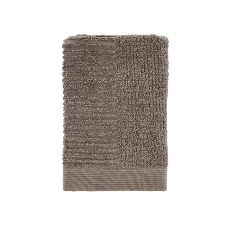 Klasik Havlu Taupe %100 Pamuk 50x70 cm