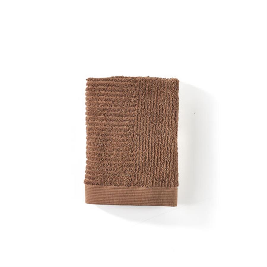 Klasik Havlu Terracotta Rengi %100 Pamuk 50x70 cm