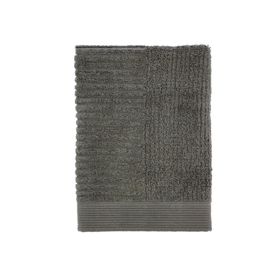 Klasik Havlu Zeytin Yeşili %100 Pamuk 50x70 cm