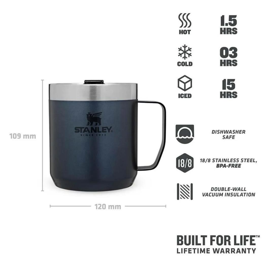 Stanley Klasik Paslanmaz Çelik Termos Bardak 0,35 LT - Lacivert