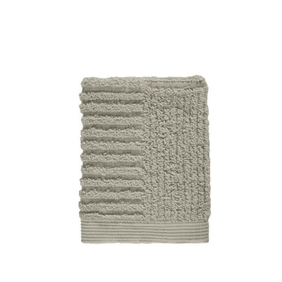 Klasik Yüz Havlusu Okaliptüs Rengi %100 Pamuk 30x30 cm