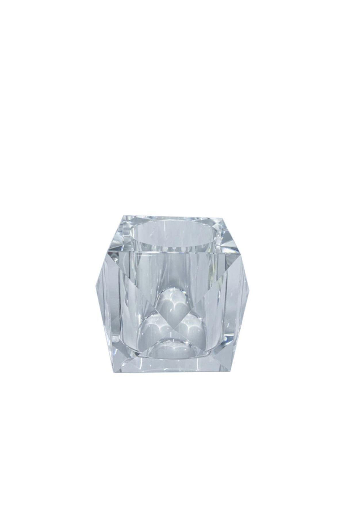 Cyrstal Bath Accessory Tooth Mug Transparent 90x114x114 mm
