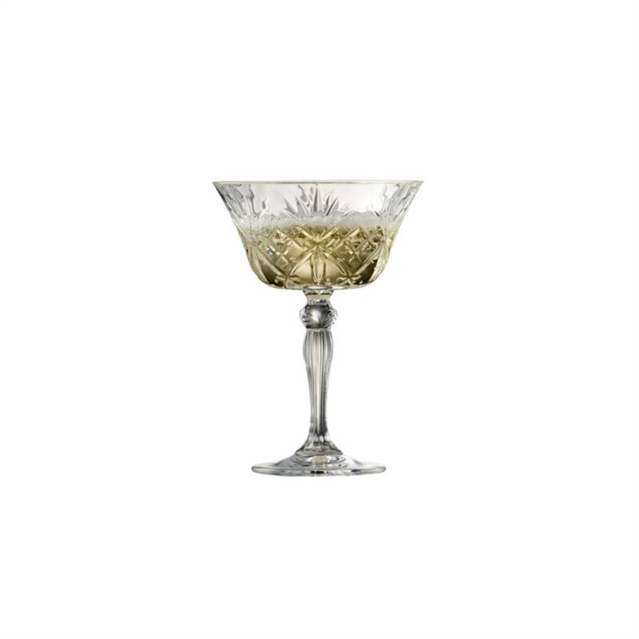 Krystal Melodia Şampanya Kupası (4 adet) 26 cl - Çap 11,2 cm