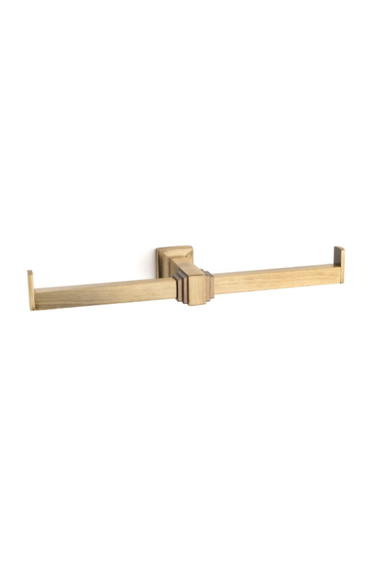 Kubıc Duvara Monte İkili Tuvalet Kağıtlığı Antik 44x76x268 mm