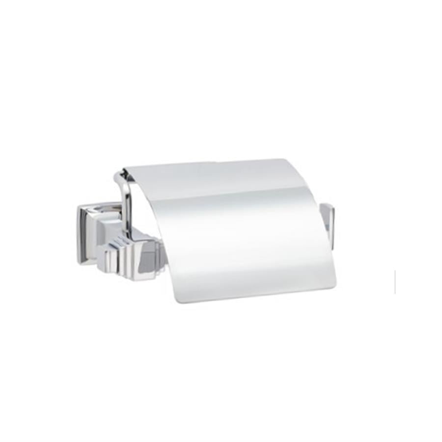 Kubıc Kapaklı Tuvalet Kağıtlığı Krom Renk 92X94X157 Mm
