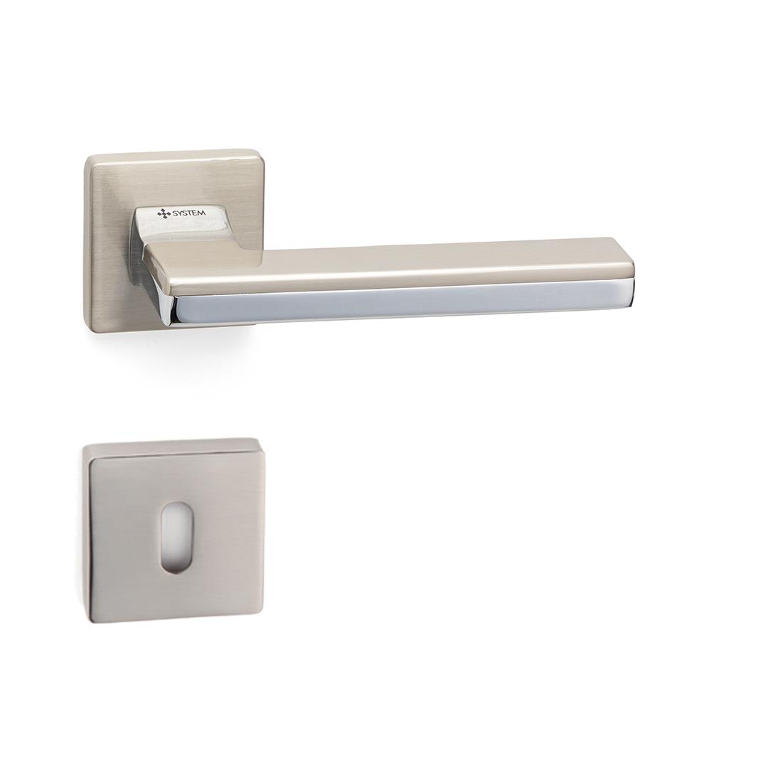 Larıssa Kapı Kolu Takımı Saten Krom Renk