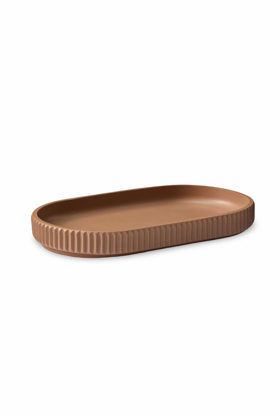 Lumi Kanallı Banyo Tepsisi - Terracotta