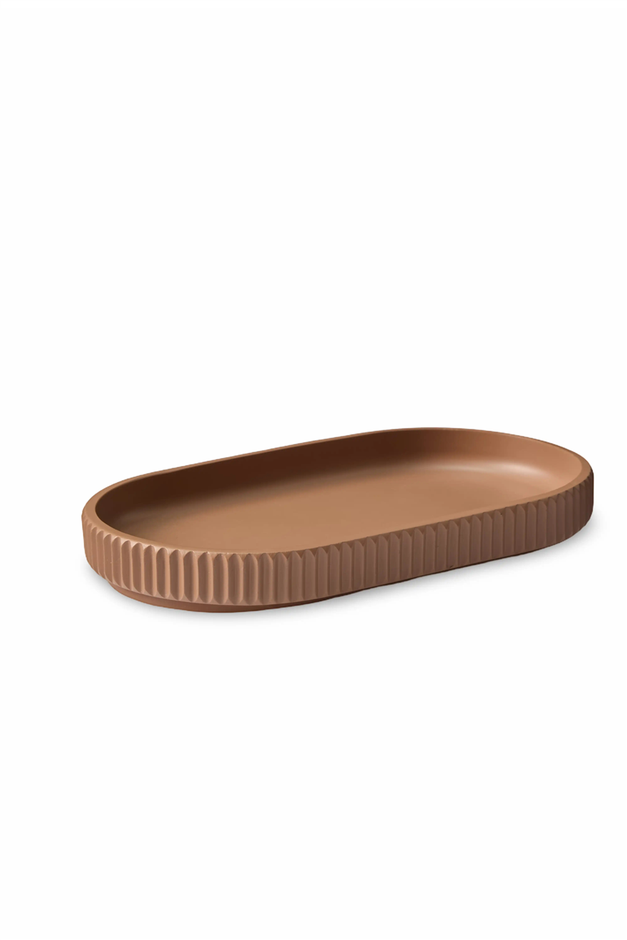Lumi Kanallı Banyo Tepsisi - Terracotta