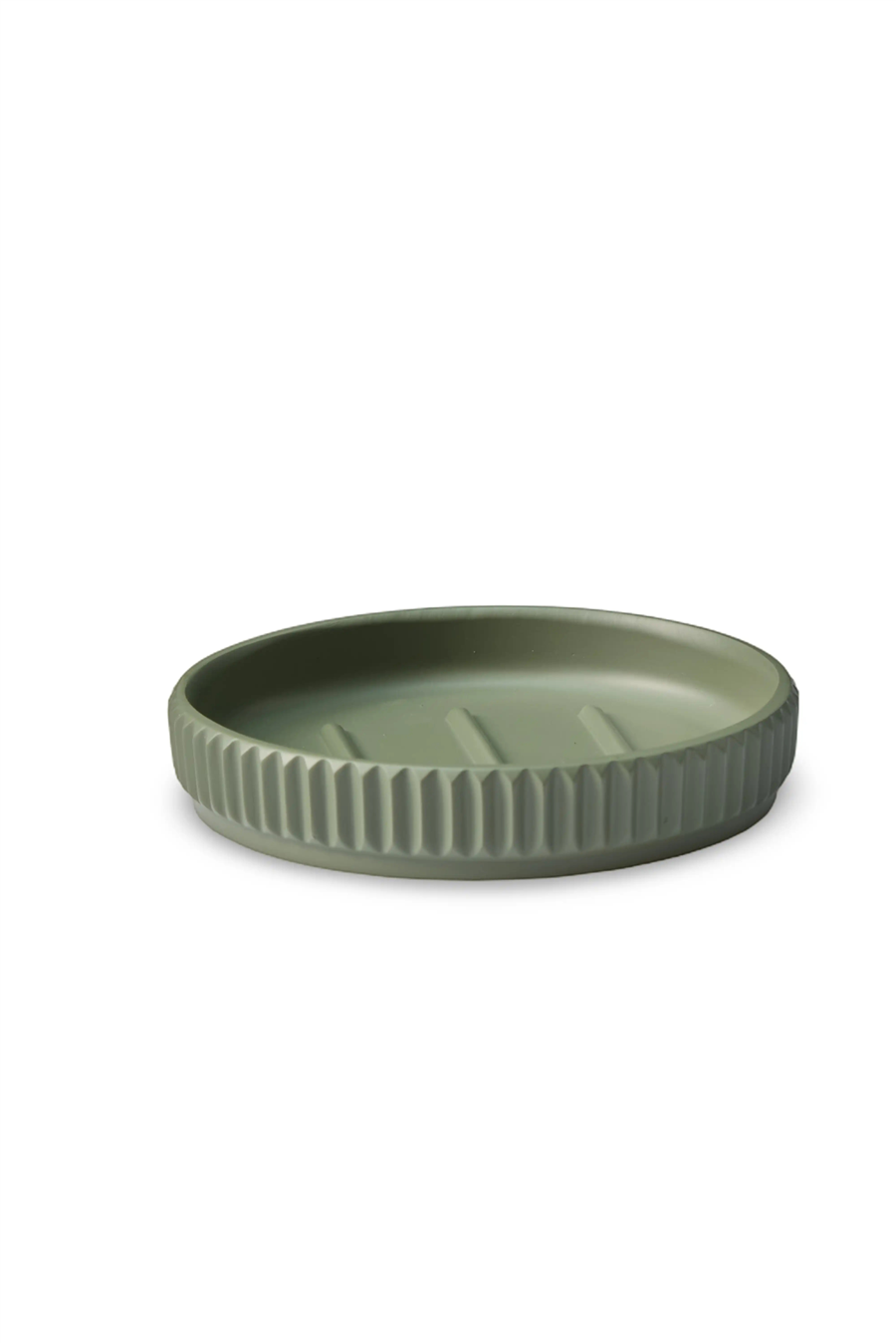 Lumi Kanallı Katı Sabunluk - Olive Green