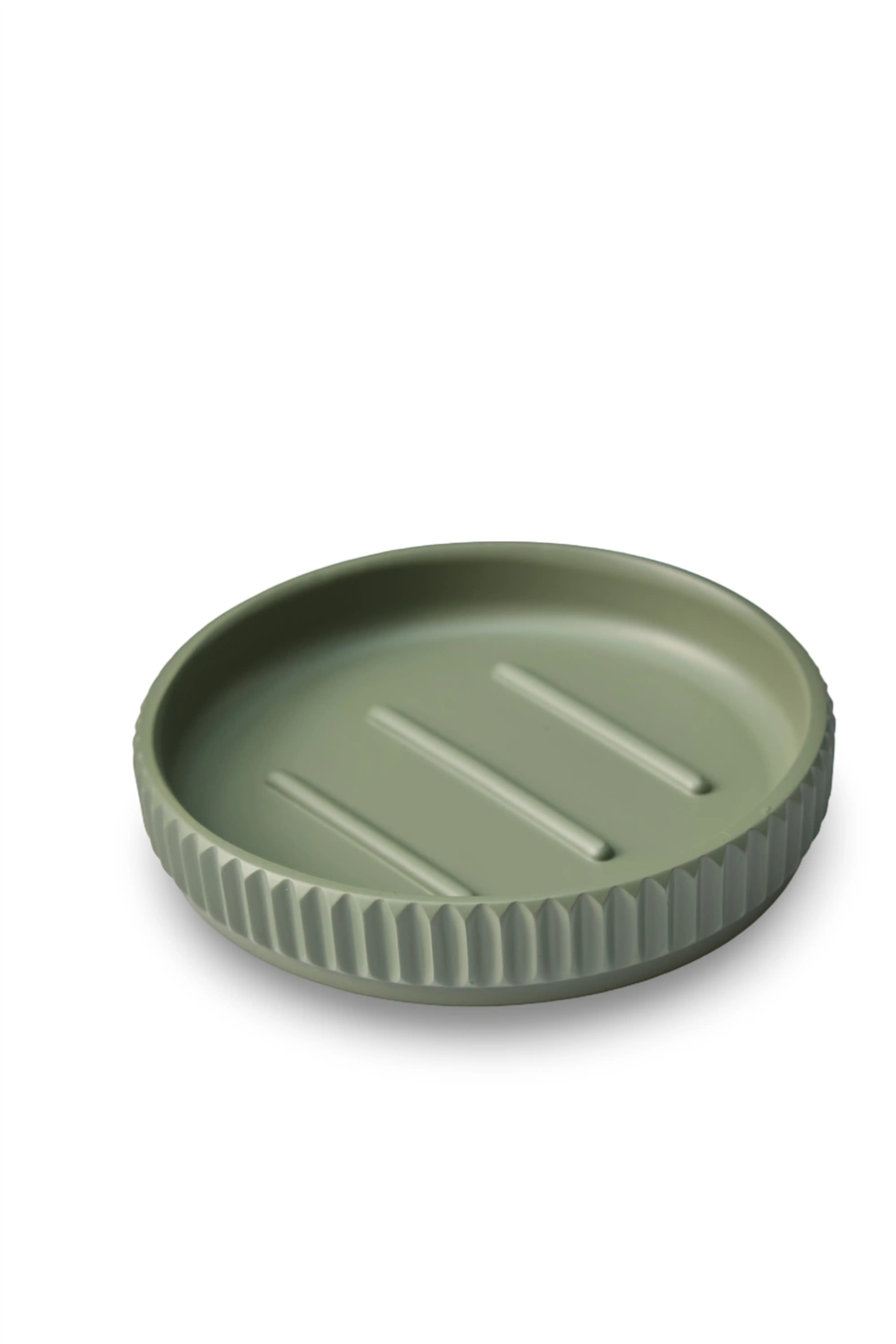 Lumi Kanallı Katı Sabunluk - Olive Green