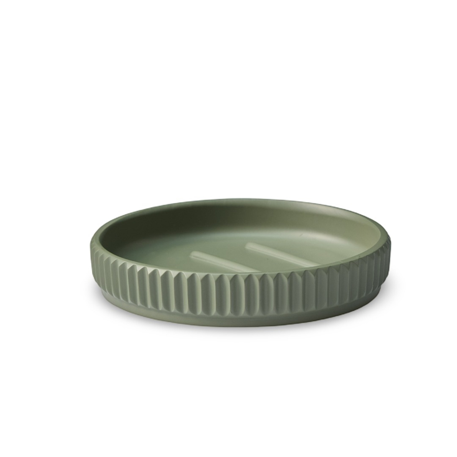 Lumi Kanallı Katı Sabunluk - Olive Green