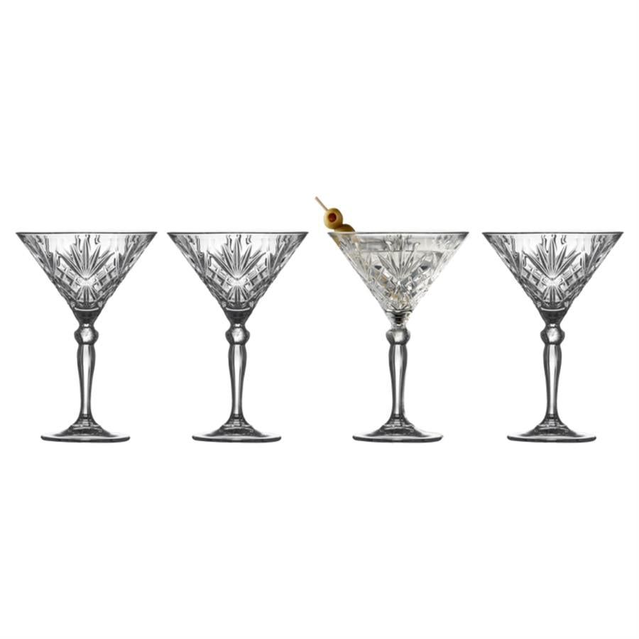 Melodia Kristal Kokteyl Bardağı 4 Adet 21 Cl