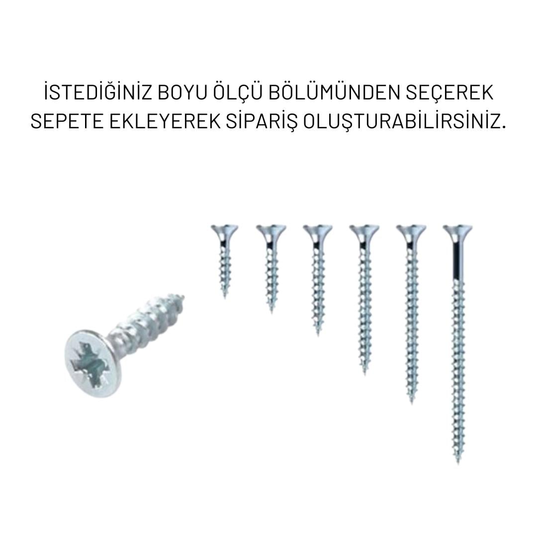 Meridyen Sunta Vidası 500lü Paket