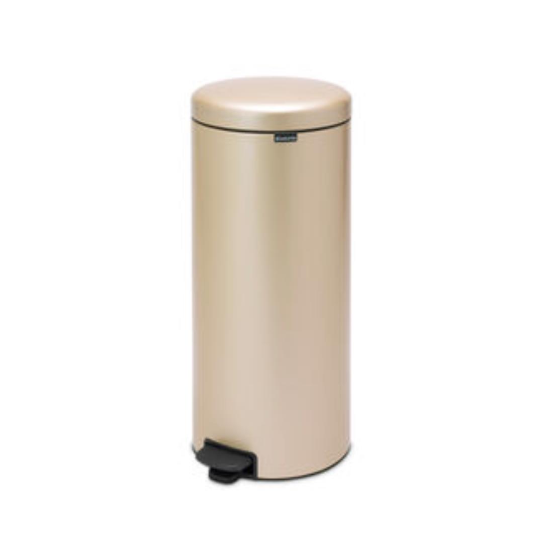 Newıcon Champagne Pedallı Çöp Kutusu 30 L